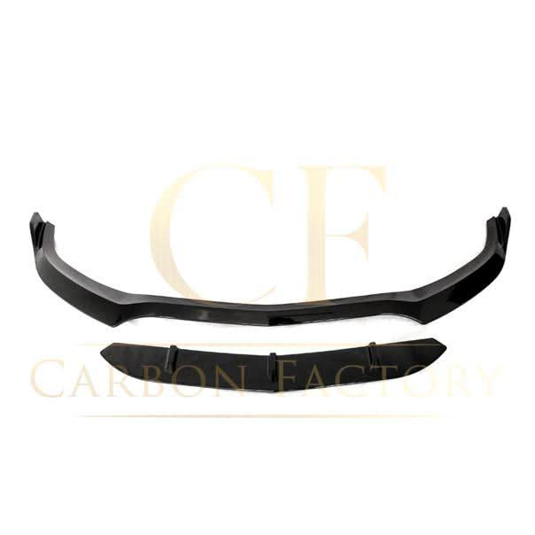 A Style Gloss Black Front Splitter for Mercedes Benz W205 C63 15-22