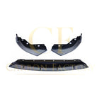 BK Style Gloss Black Front Splitter for BMW 3 Series G20 G21 LCI 23-Present