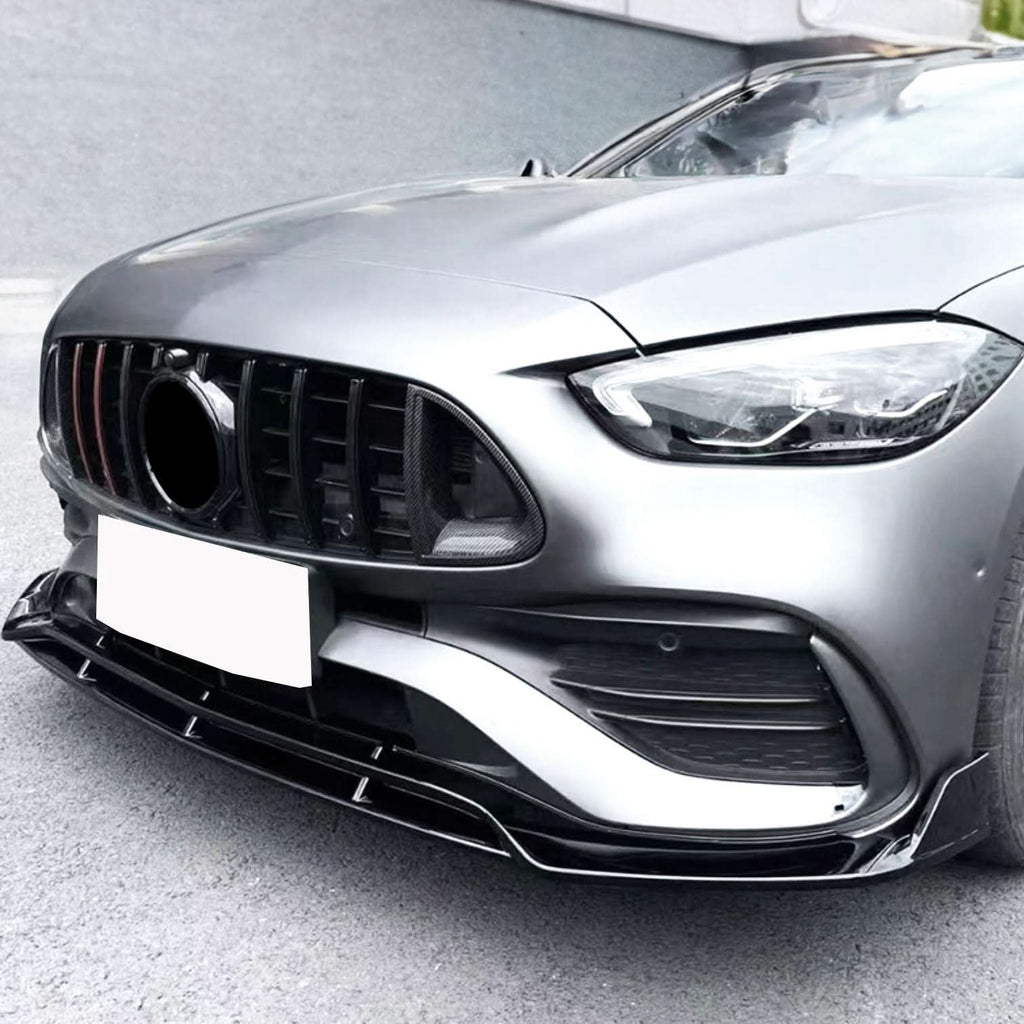 Brabus 2 Style Gloss Black Front Splitter for Mercedes Benz W206 C Class 22-Present