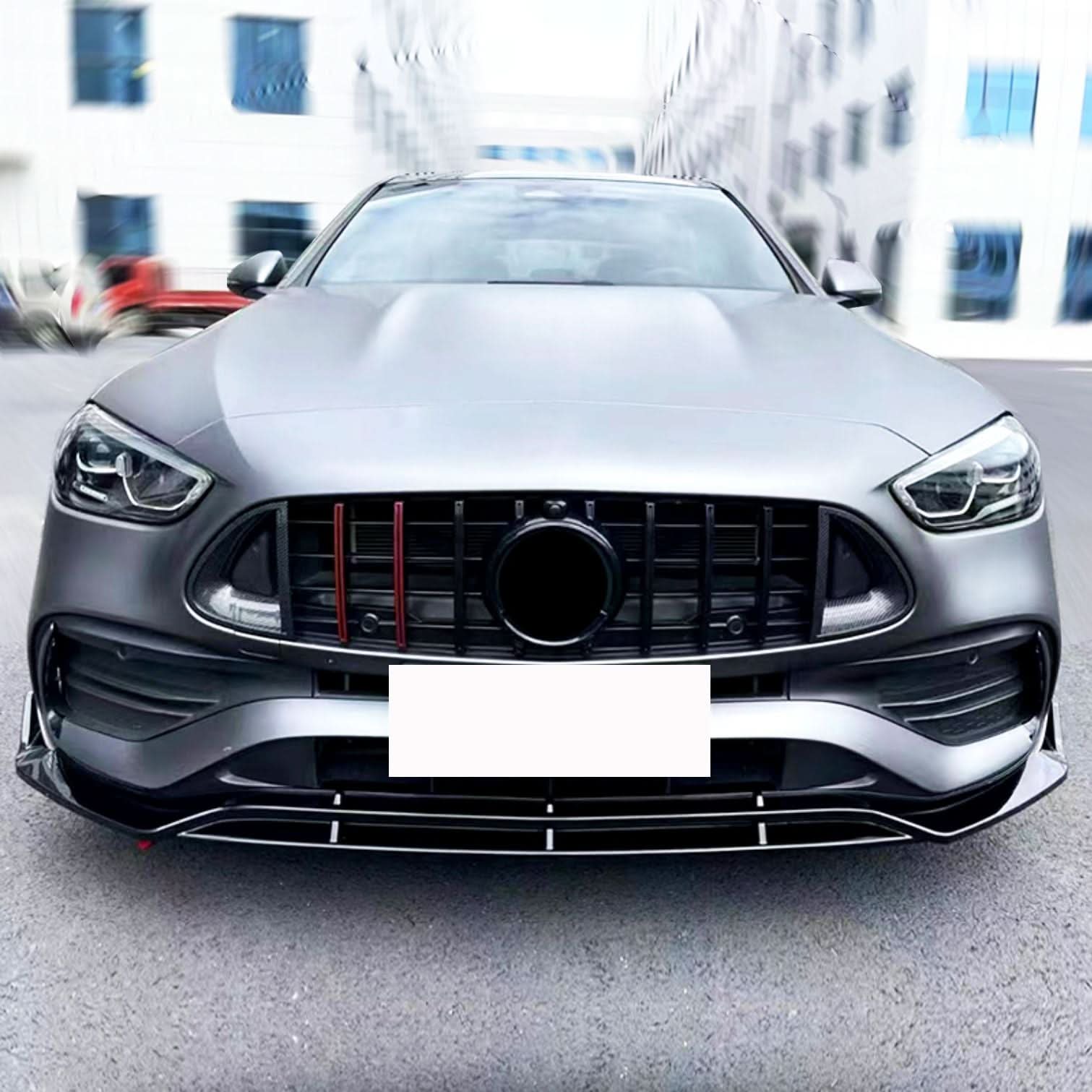 Brabus 2 Style Gloss Black Front Splitter for Mercedes Benz W206 C Class 22-Present