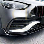 Brabus 2 Style Gloss Black Front Splitter for Mercedes Benz W206 C Class 22-Present