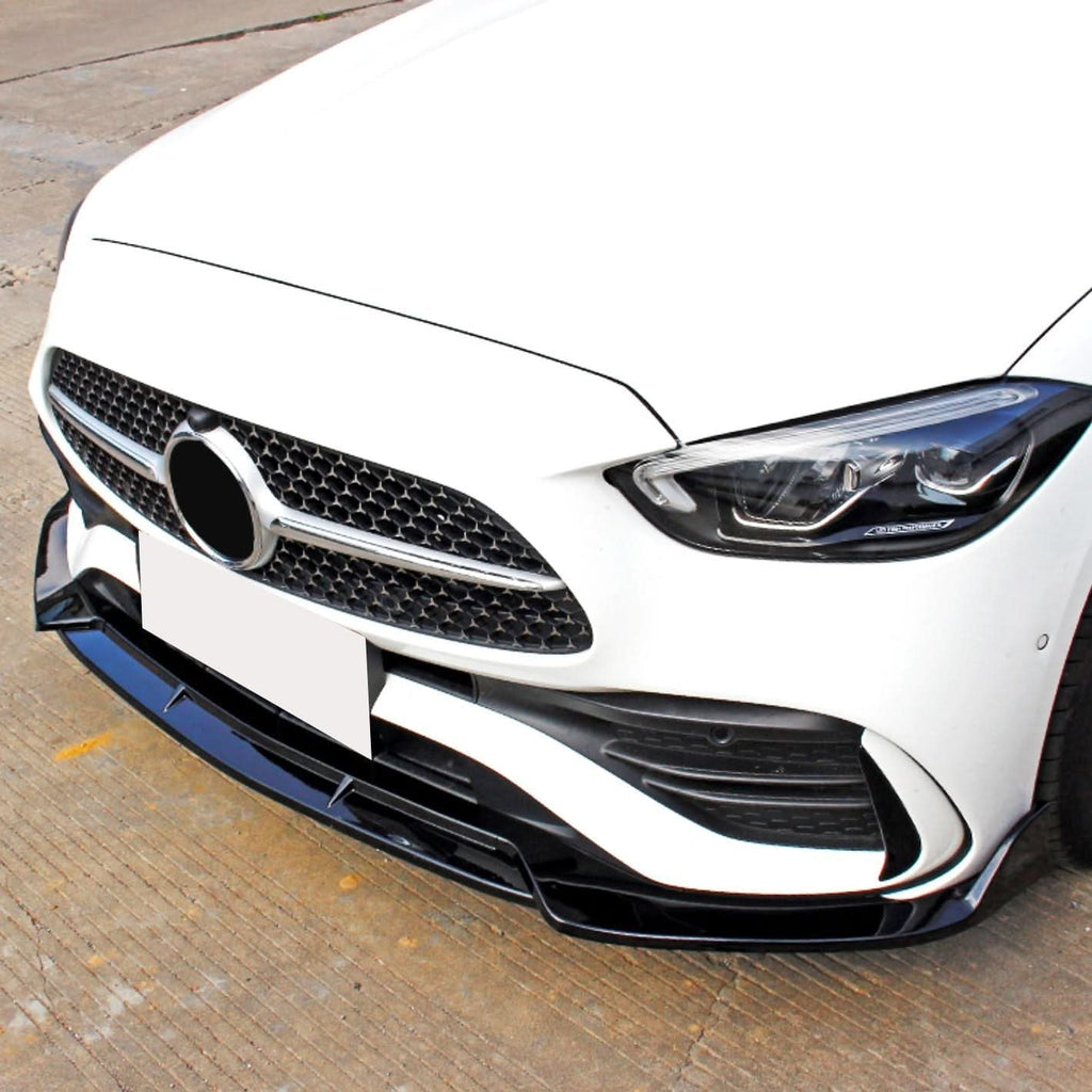 Brabus 3 Style Gloss Black Front Splitter for Mercedes Benz W206 C Class 22-Present