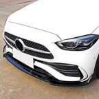 Brabus 3 Style Gloss Black Front Splitter for Mercedes Benz W206 C Class 22-Present