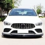 Brabus Style Gloss Black Front Splitter for Mercedes Benz W118 CLA 19-23