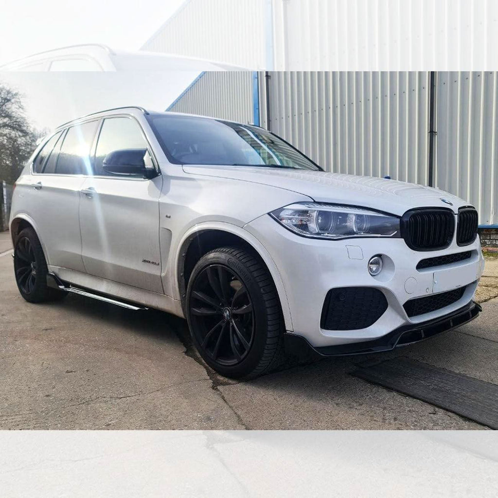Carbon Factory Style Gloss Black Front Splitter for BMW F15 X5 13-18
