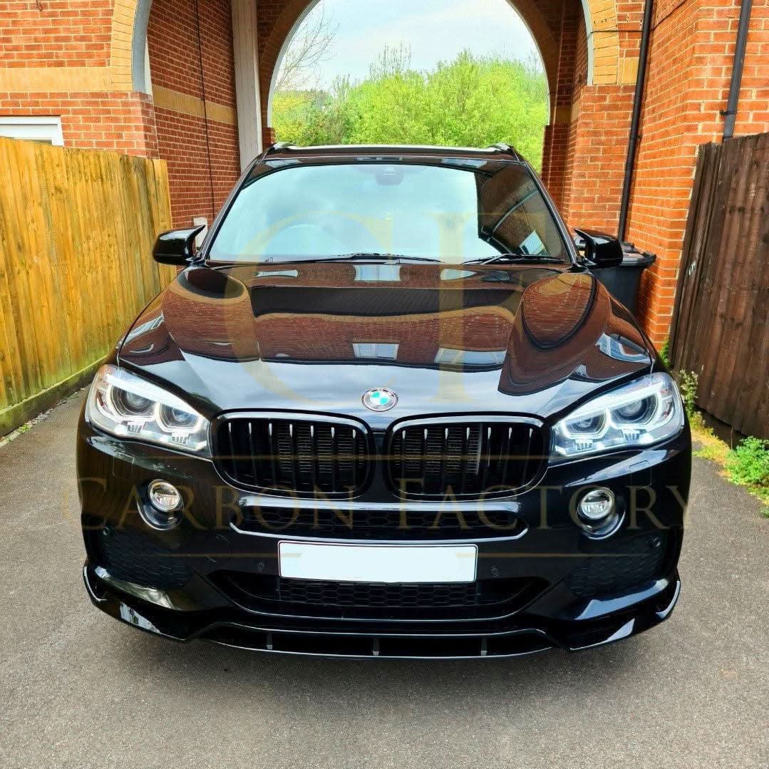 Carbon Factory Style Gloss Black Front Splitter for BMW F15 X5 13-18