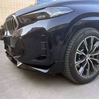 CF Style Gloss Black Front Splitter for BMW G06 LCI X6 23-Present