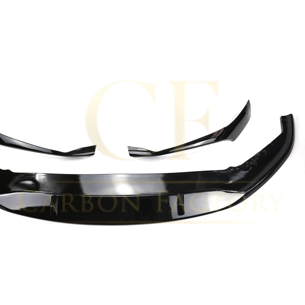 CF Style Gloss Black Front Splitter for BMW G30 G31 5 Series LCI 21-24