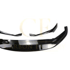 CF Style Gloss Black Front Splitter for BMW G30 G31 5 Series LCI 21-24