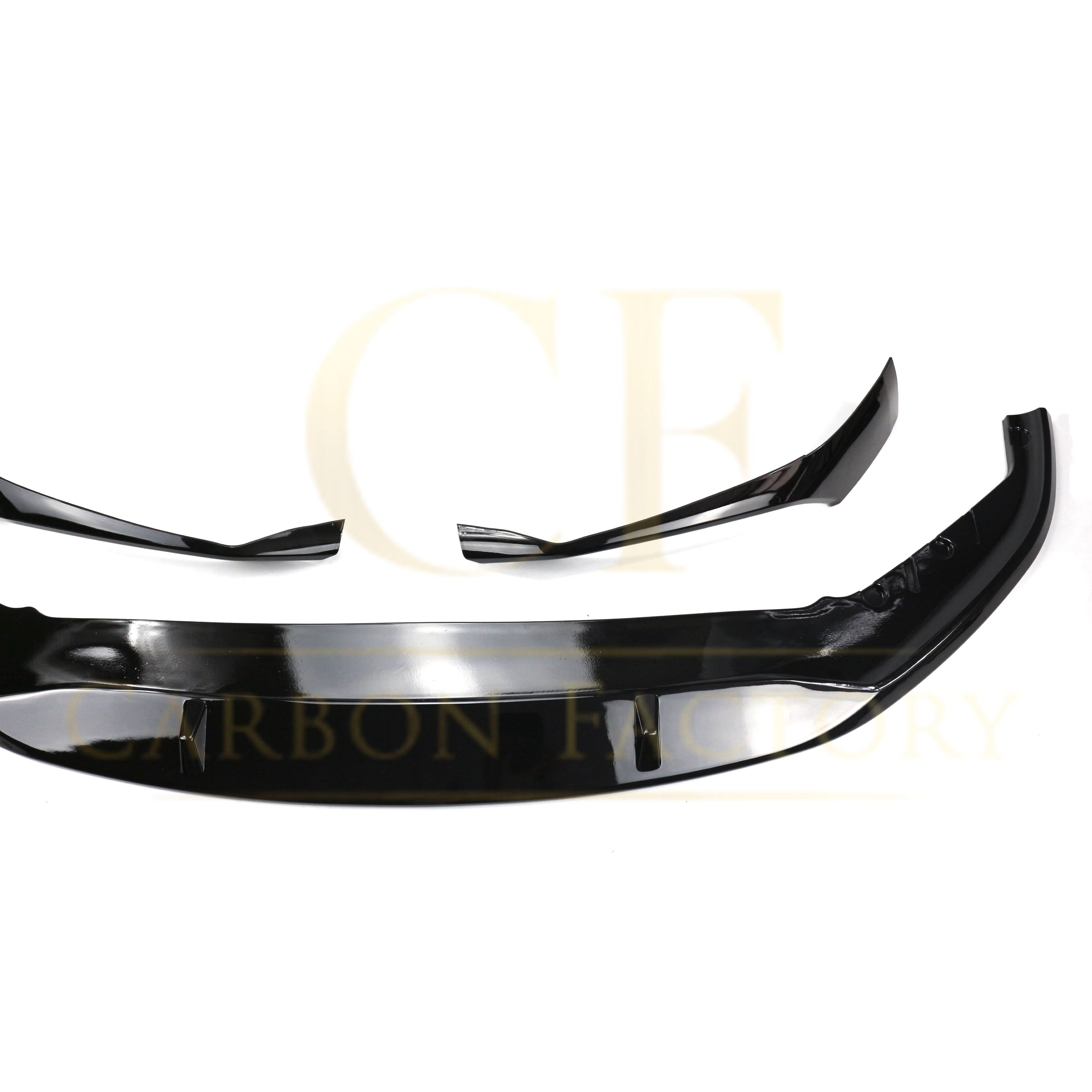 CF Style Gloss Black Front Splitter for BMW G30 G31 5 Series LCI 21-24