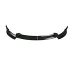 CF Style Gloss Black Front Splitter for Tesla Model 3 16-23