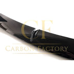 CF Style Gloss Black Front Splitter for Tesla Model 3 16-23