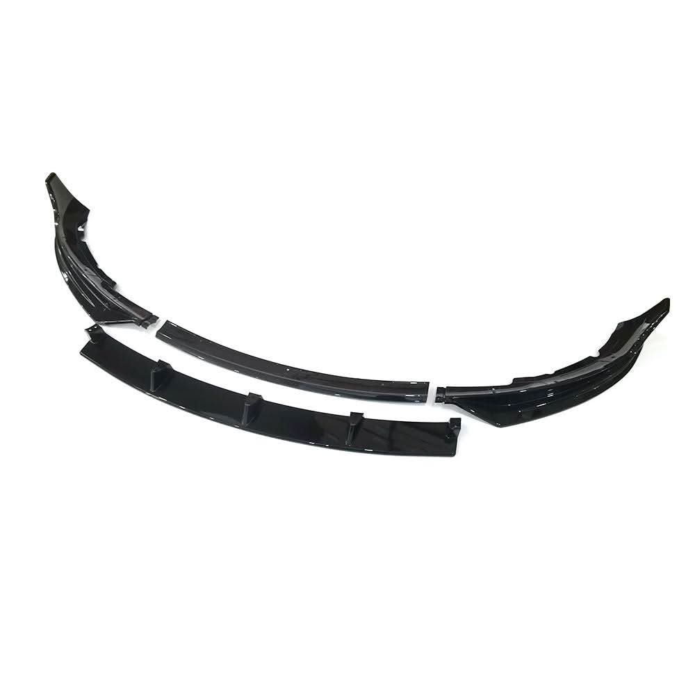 Competition Style Gloss Black Front Splitter for Tesla Model 3 16-23