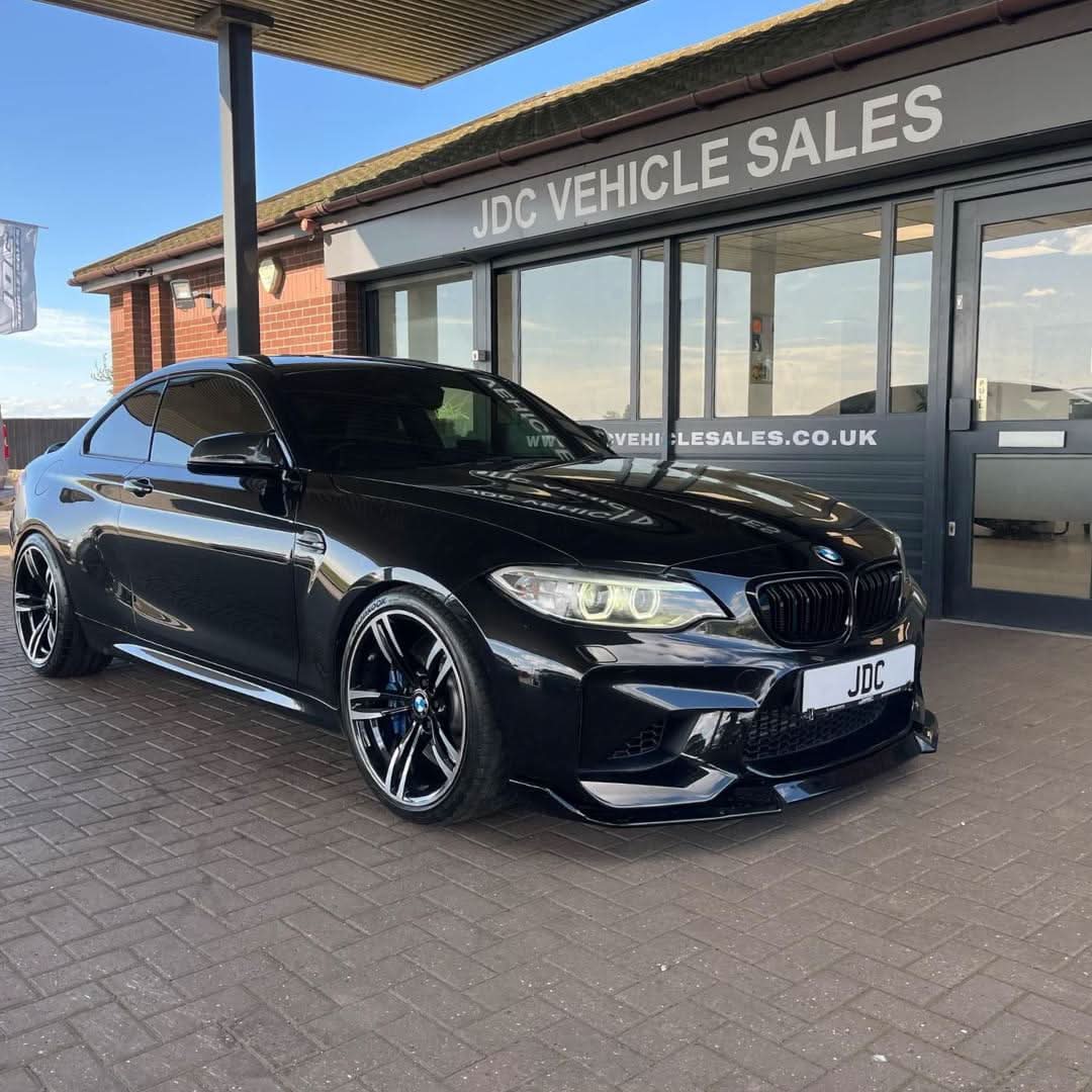 CS Style Gloss Black Front Splitter for BMW F87 M2C 14-18