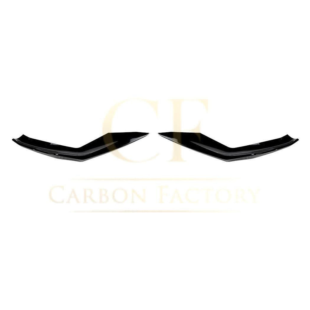 CS Style Gloss Black Front Splitter for BMW F90 M5 21-24