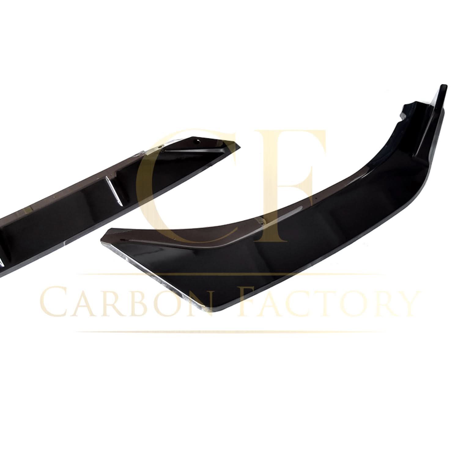 CS Style Gloss Black Front Splitter for BMW G30 G31 5 Series LCI 21-24