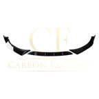 CS Style Gloss Black Front Splitter for BMW G30 G31 5 Series LCI 21-24
