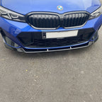 FD Style Gloss Black Front Splitter for BMW 3 Series G20 G21 LCI 23-Present