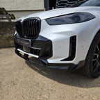 Gloss Black Body Kit 1 Splitter for BMW G05 LCI X5 23-Present
