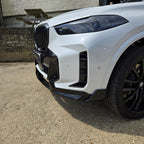 Gloss Black Body Kit 1 Splitter for BMW G05 LCI X5 23-Present