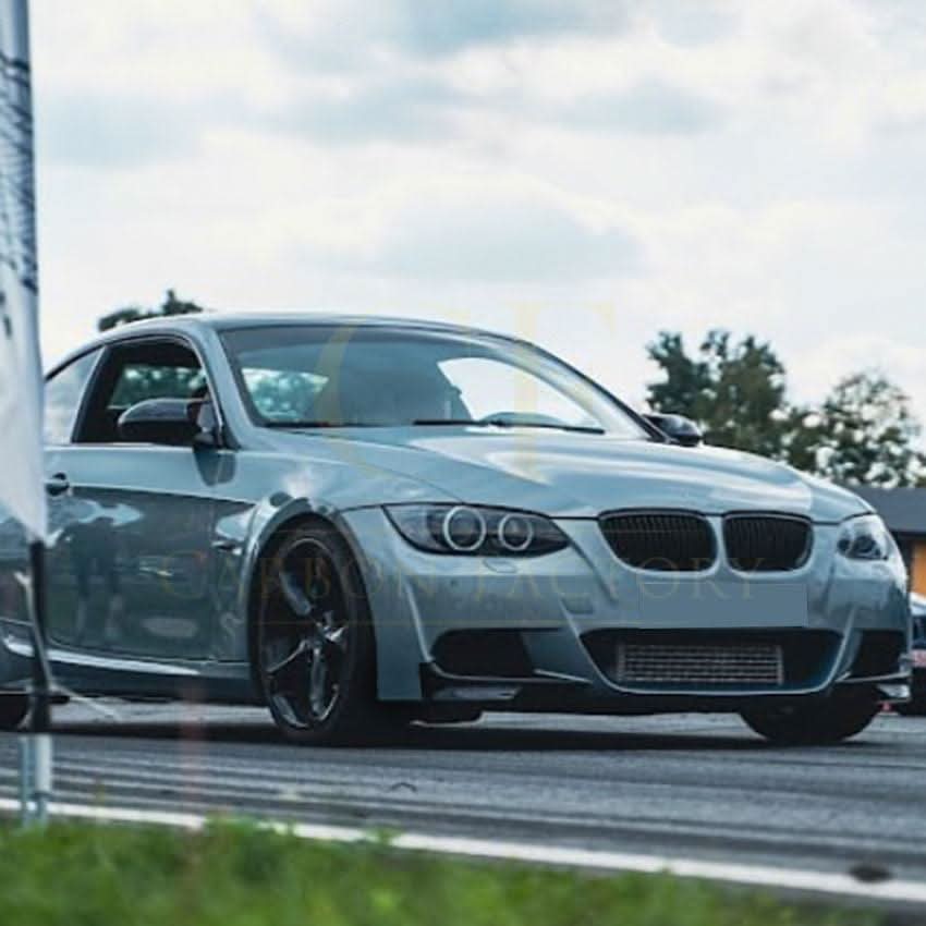 Gloss Black Front Splitter Covers for BMW E92 E93 3 Series LCI 09-13