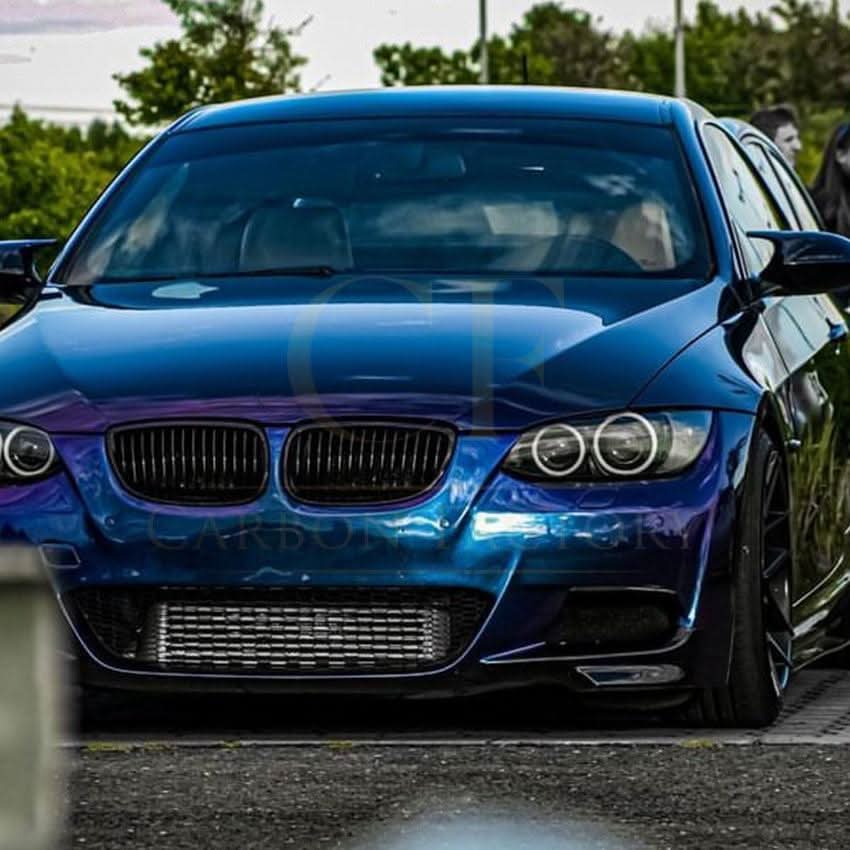 Gloss Black Front Splitter Covers for BMW E92 E93 3 Series LCI 09-13