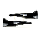 Gloss Black Front Splitter Covers for BMW E92 E93 3 Series LCI 09-13