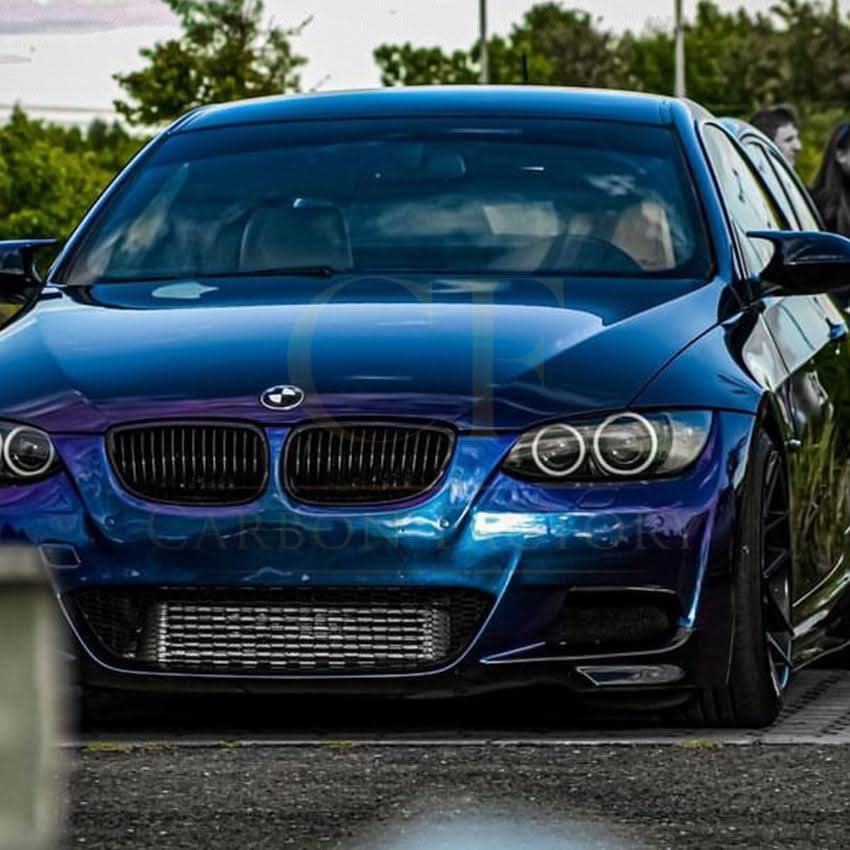 Gloss Black Front Splitter Covers for BMW E92 E93 3 Series Pre-LCI 05-08