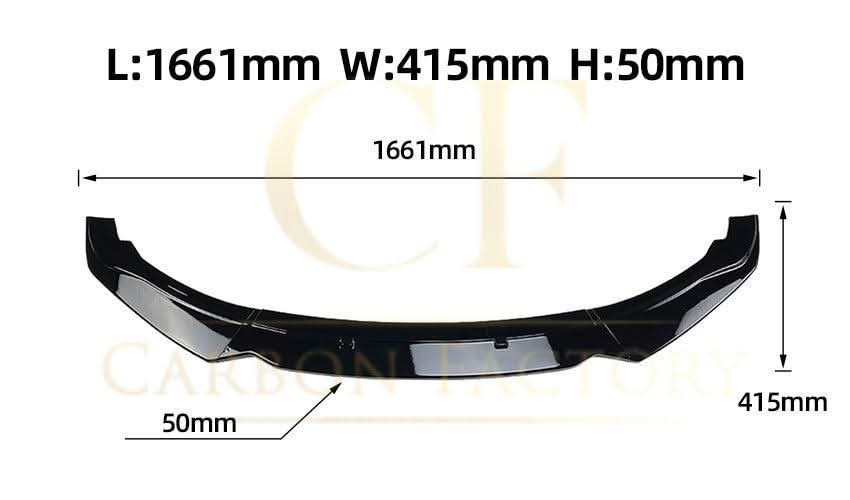 Gloss Black Front Splitter for BMW F22 F23 2 Series Non M Sport 14-20