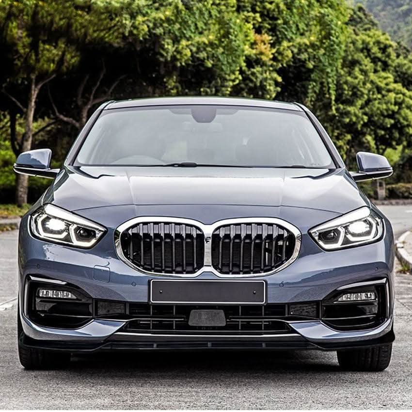 Gloss Black Front Splitter for BMW F40 1 Series Non M Sport 19-24
