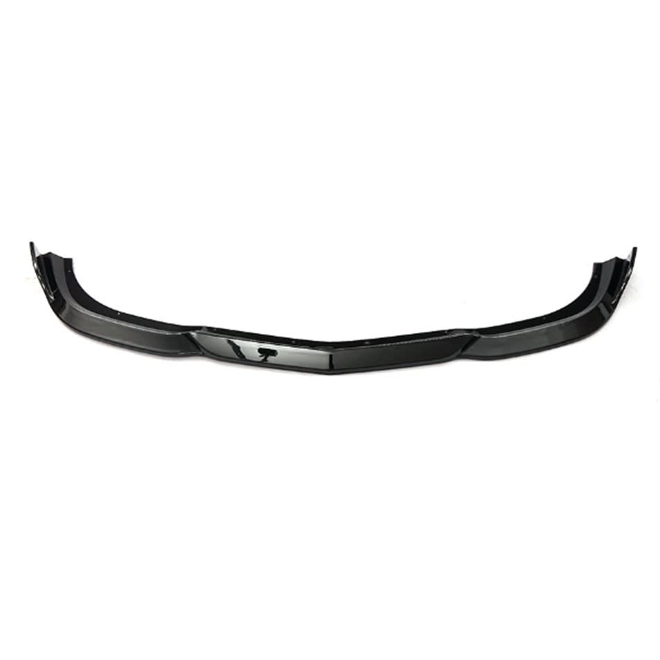 Gloss Black Front Splitter for Mercedes Benz W204 C Class Standard Model 08-14