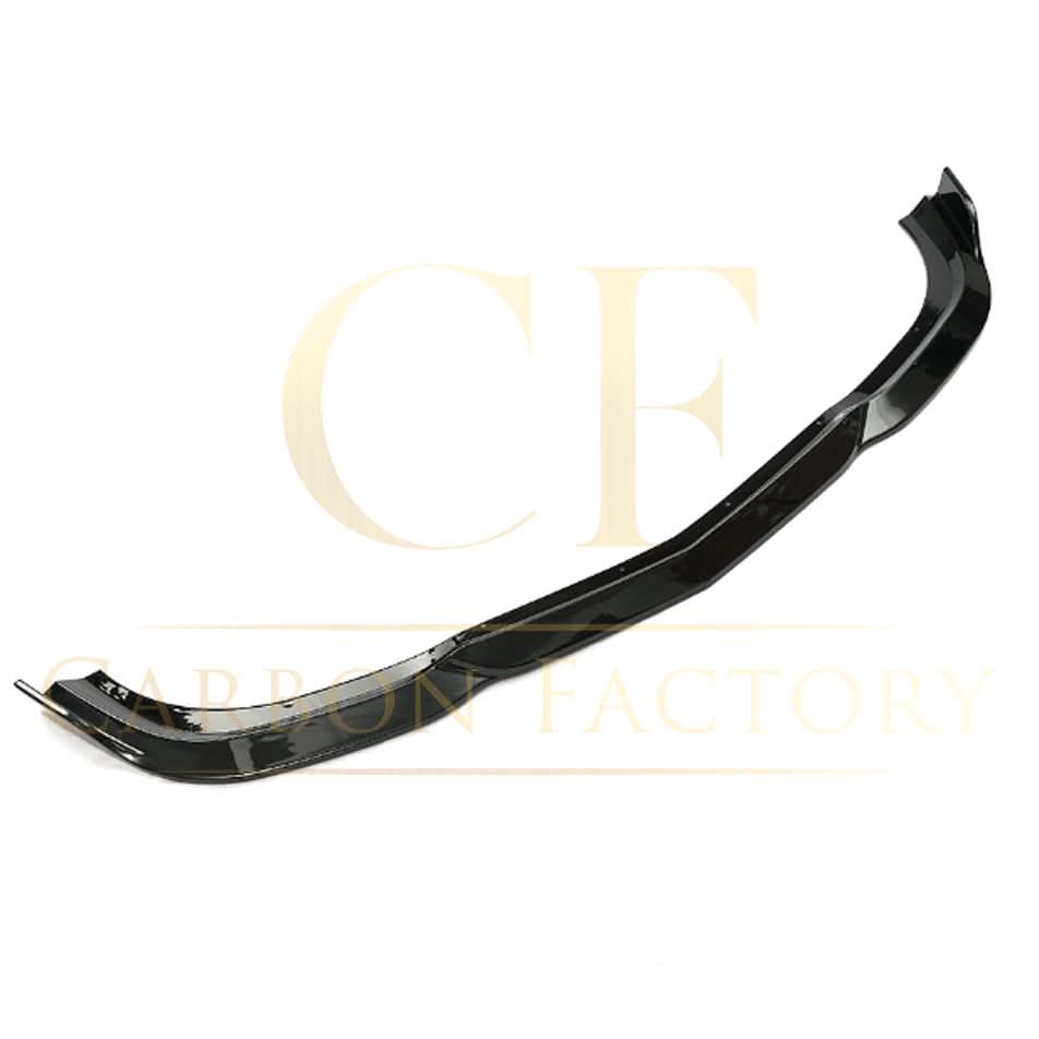 Gloss Black Front Splitter for Mercedes Benz W204 C Class Standard Model 08-14