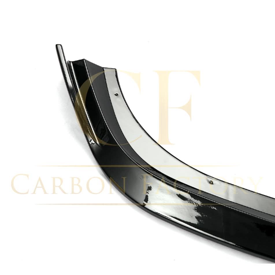 Gloss Black Front Splitter for Mercedes Benz W204 C Class Standard Model 08-14