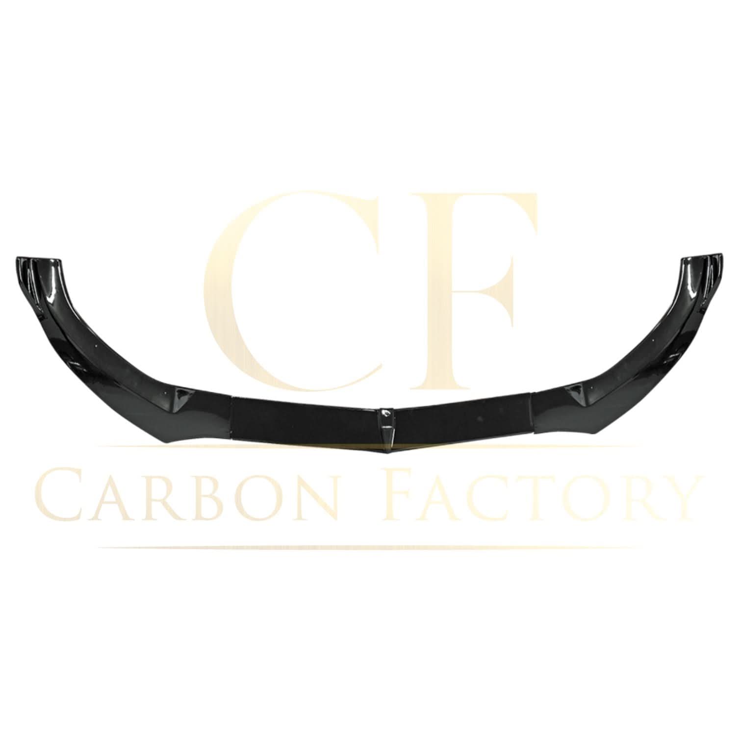 J Style Gloss Black Front Splitter for Mercedes Benz W205 C Class 15-18