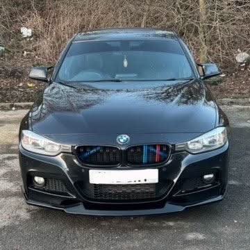 MAD Style Gloss Black Front Splitter for BMW F30 F31 3 Series M Sport 12-19