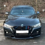 MAD Style Gloss Black Front Splitter for BMW F30 F31 3 Series M Sport 12-19