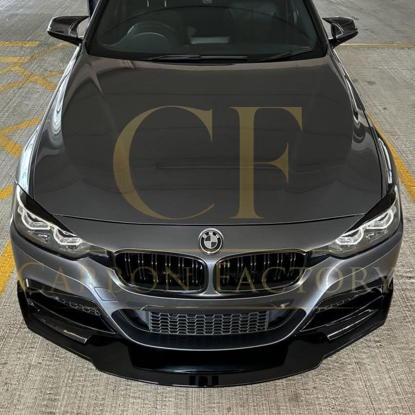 MAD Style Gloss Black Front Splitter for BMW F30 F31 3 Series M Sport 12-19