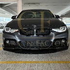 MAD Style Gloss Black Front Splitter for BMW F30 F31 3 Series M Sport 12-19