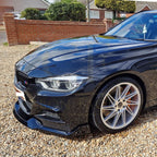 MAD Style Gloss Black Front Splitter for BMW F30 F31 3 Series M Sport 12-19