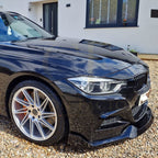 MAD Style Gloss Black Front Splitter for BMW F30 F31 3 Series M Sport 12-19