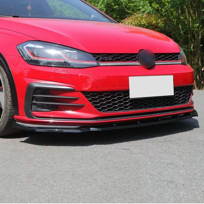 Max Style Gloss Black Front Splitter for VW Golf MK7.5 GTI 17-20