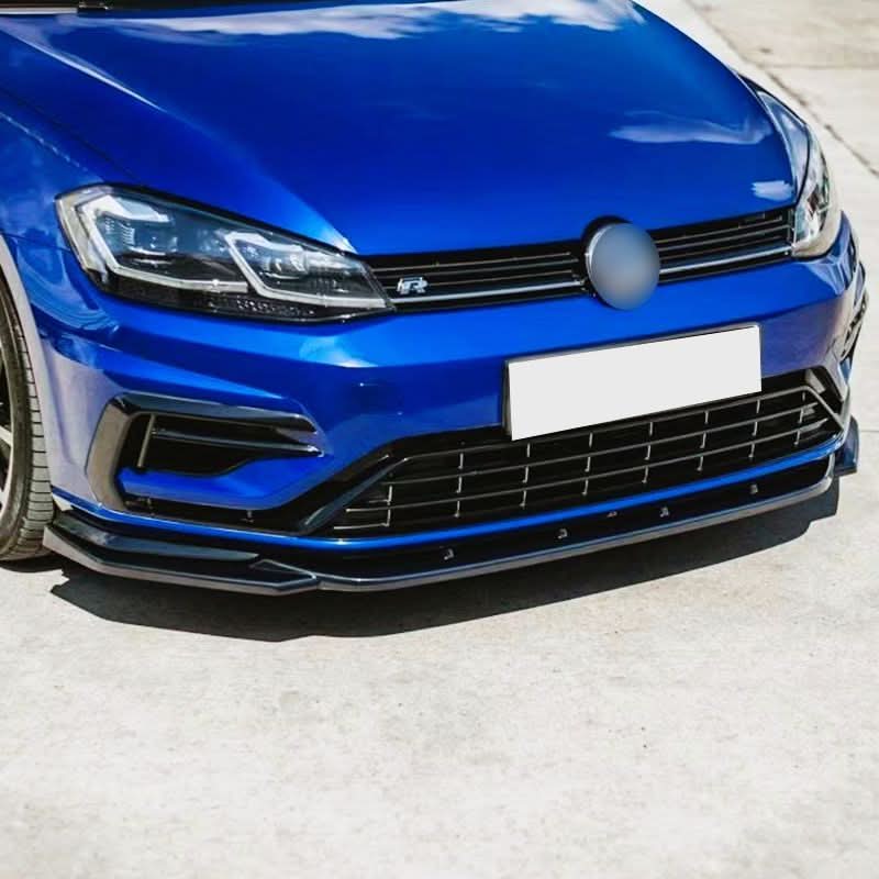 Max Style Gloss Black Front Splitter for VW Golf MK7.5 R-LINE / R 17-20