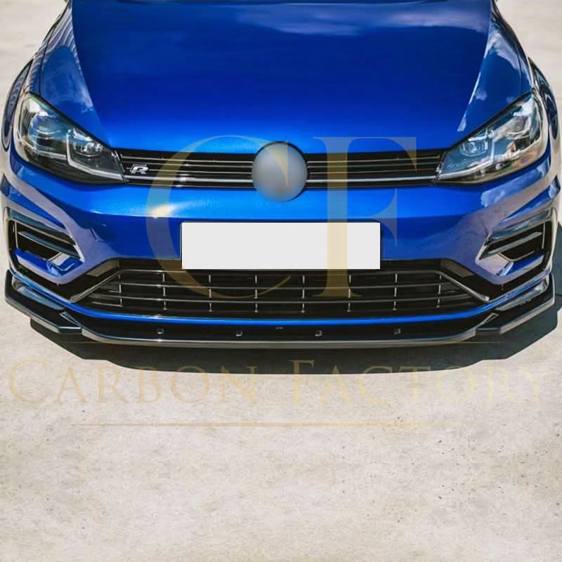 Max Style Gloss Black Front Splitter for VW Golf MK7.5 R-LINE / R 17-20