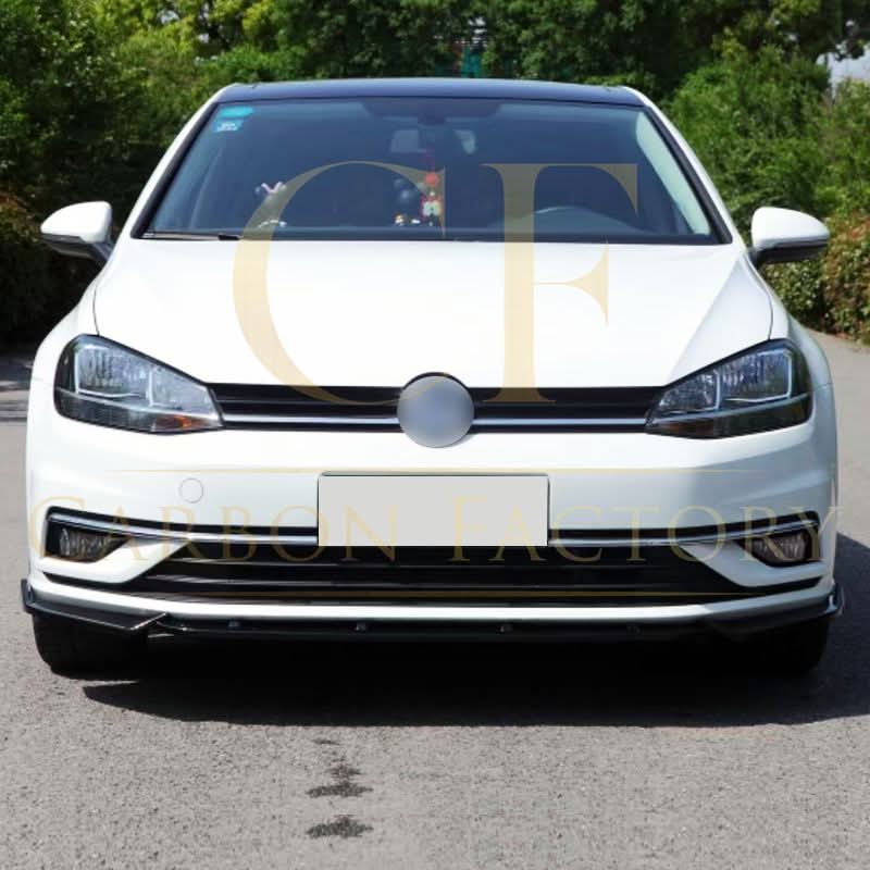 Max Style Gloss Black Front Splitter for VW Golf MK7 MK7.5 13-20