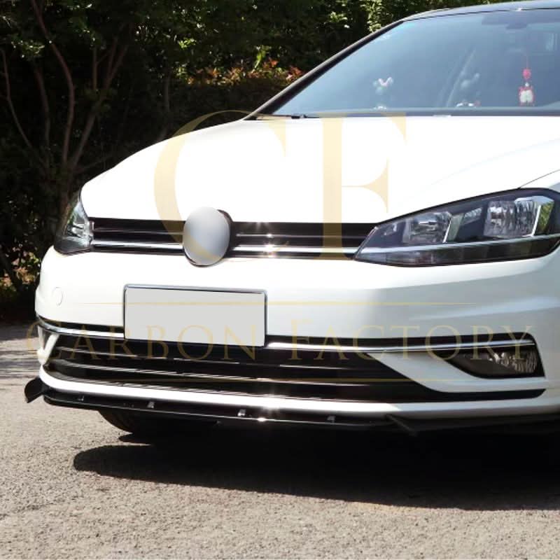 Max Style Gloss Black Front Splitter for VW Golf MK7 MK7.5 13-20