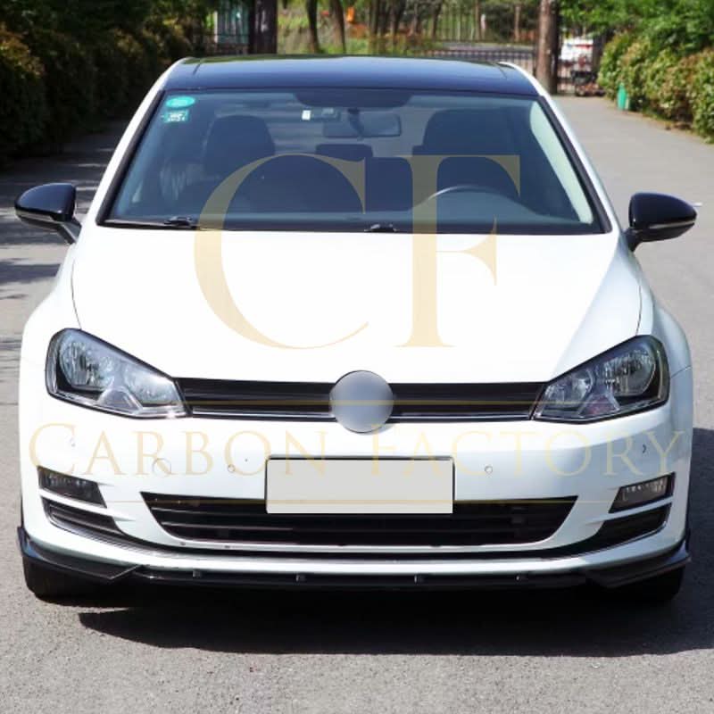 Max Style Gloss Black Front Splitter for VW Golf MK7 MK7.5 13-20