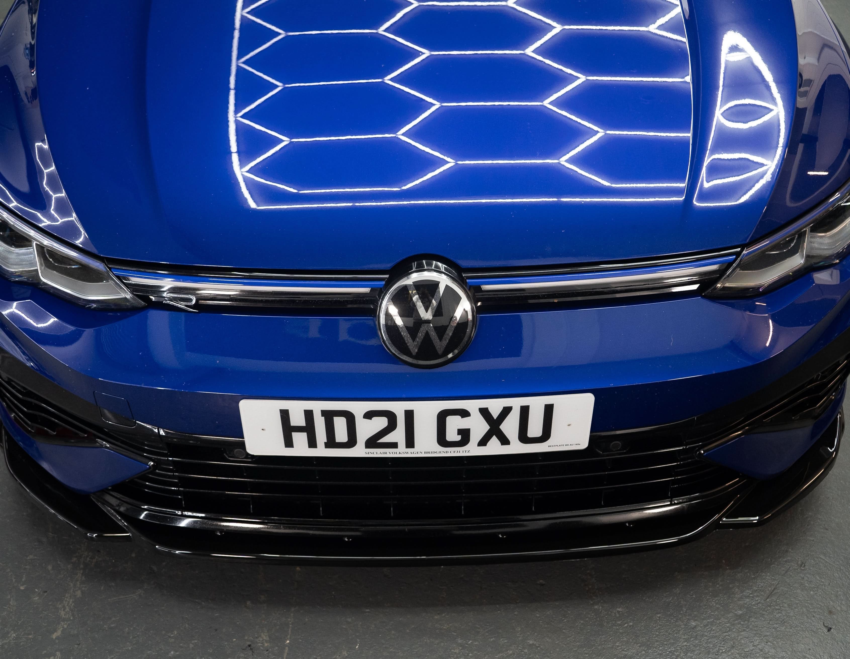 MAX V1 Style Gloss Black Front Splitter for VW Golf MK8 R 21-23