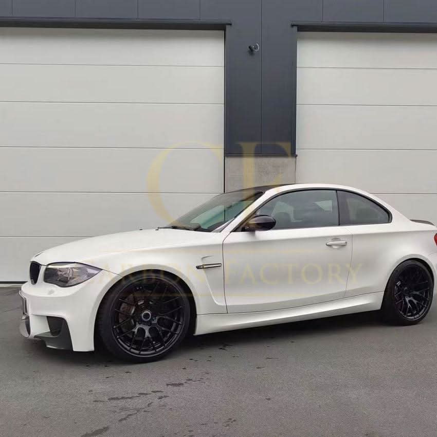 MP Style Gloss Black Front Bumper Trims for BMW 1 Series E82 1M 2007-2013