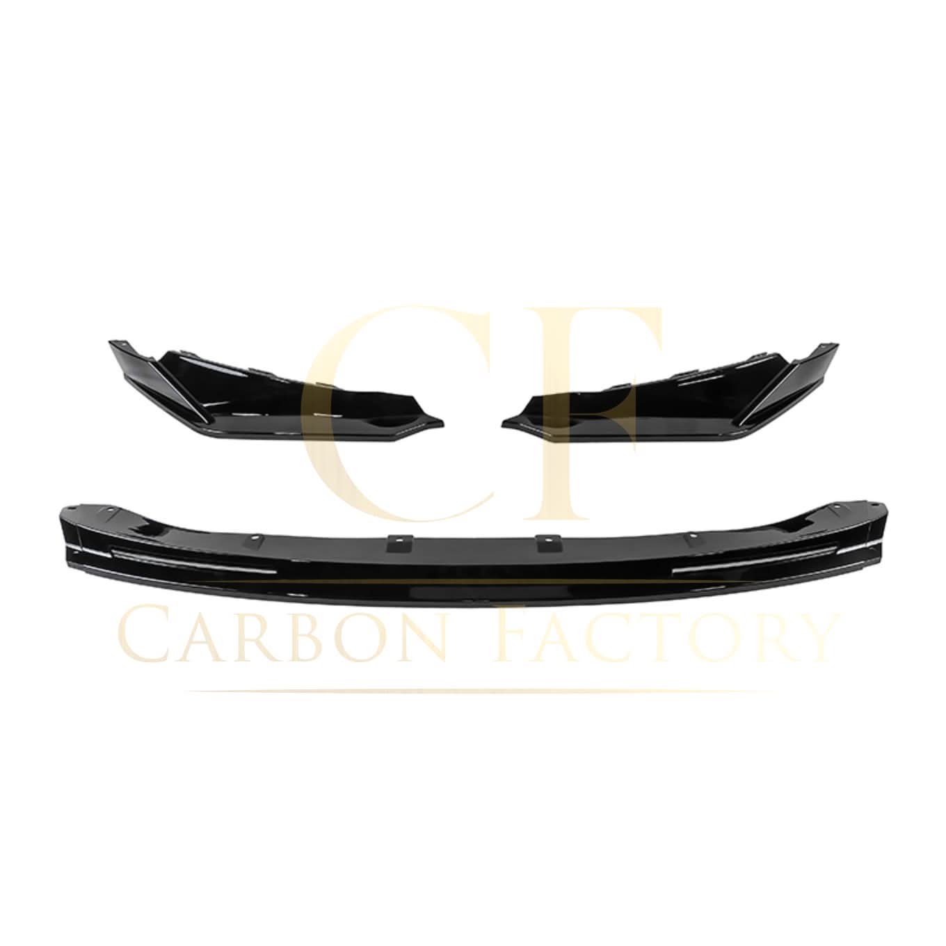 MP Style Gloss Black Front Splitter 3 Pieces for BMW G80 M3 G82 G83 M4 21-Present