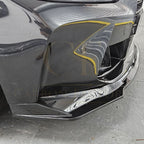 MP Style Gloss Black Front Splitter 3 Pieces for BMW G80 M3 G82 G83 M4 21-Present